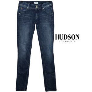 Hudson Collin Skinny Super Model Jeans Distressed